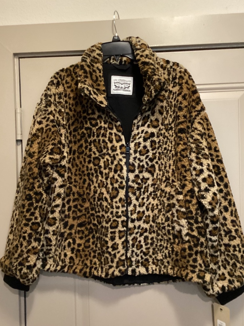 Levi's Zip Front Teddy Jacket, size L